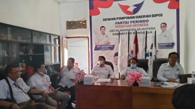 DPW Perindo Sulteng Gelar Monev Kepada DPD Kabupaten Donggala