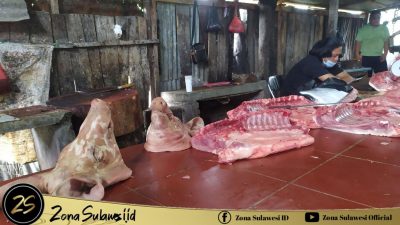 Hari Raya Natal, Harga Daging Babi di Kota Palu Naik