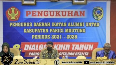 Pengukuhan IKA Untad Periode 2021-2025, Bupati Parimo: Harus Saling Mengisi Dalam Pembangunan Parimo