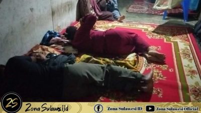 Jalan Trans Sulawesi Tinsel di Blokade Masa Aksi, Pengendara Terpaksa Inap di Rumah Warga