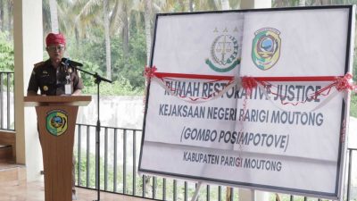 Kejari Parimo Resmikan Rumah Restorative Justice Sebagai Upaya Selesaikan Masalah Secara Musyawarah