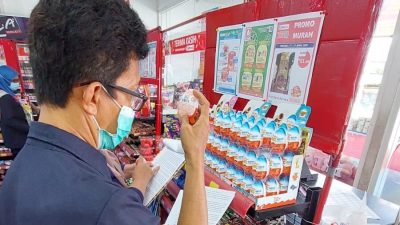 BPOM di Palu Temukan Penjualan Kinder Joy di Enam Ritel