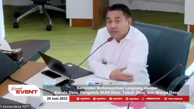 Lewat Sapa Desa Kemendesa PDTT Berkomunikasi Langsung dengan Kades