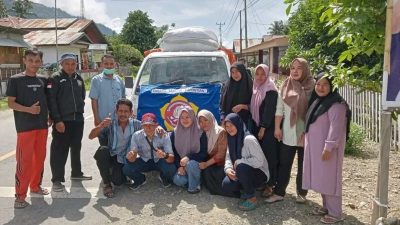 Pemdes Palasa Lepas Secara Resmi Pemberangkatan KT Papontian Bawa Bantuan Korban Bencana Torue