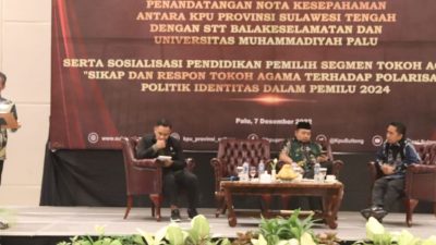 KPU Sulteng Undang 31 Organisasi di Kota Palu