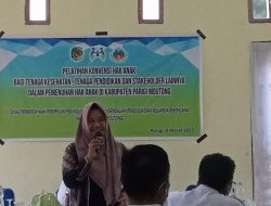 Upaya Capai Kabupaten Layak Anak, P3AP2KB Parimo Gelar Pelatihan Konveksi Hak Anak