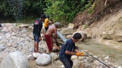 Pasca Banjir, Jaringan SPAM Tolai dan Torue Kembali Normal