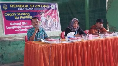 Pemdes Palasa Gelar Rembuk Stunting