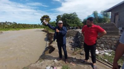 5 Rumah di Desa Ogoansam Terancam Longsor, Yusuf SP : Harus di Normalisasi