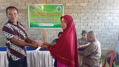 Pemdes Dongkalan kembali Serahkan BLT Tahap 3 kepada 70 KPM