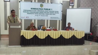 Pj Bupati Buka Kegiatan Penyusunan Kajian Lingkungan Hidup Strategis RPJMD Kabupaten Parimo 2025-2045