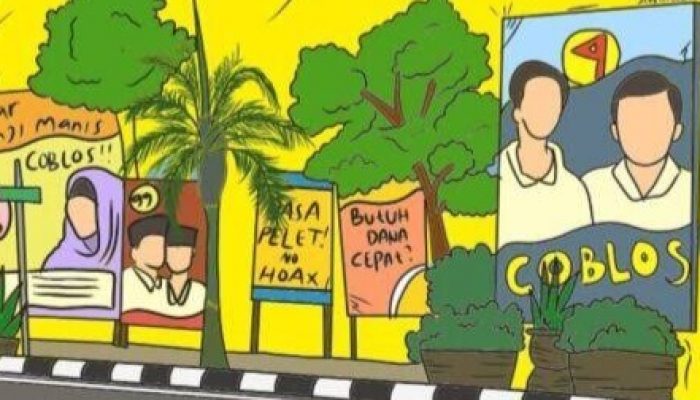 Pasca Penertiban, Baliho Caleg Provinsi Masih Terpasang di Reklame