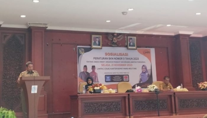BKPSDM Parimo Gelar Sosialisasi Peraturan BKN Nomor 3 Tahun 2023