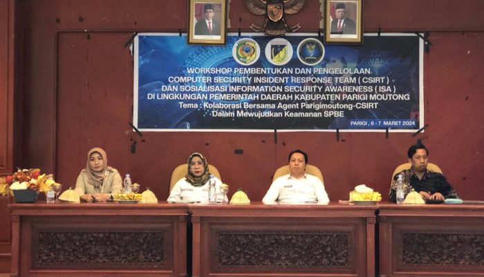 Diskominfo Parimo Gelar Workshop CSIRT