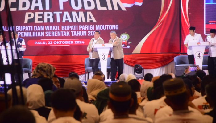 Debat Publik Pertama, Paslon Bersinar Bertekad Dekatkan Pelayanan Publik Lewat Program Bunga Desa