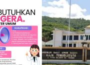 Poster Lowongan Dokter RSUD Tombolotutu Tinombo Disorot, Persyaratan Dianggap Diskriminatif