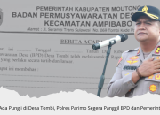 Diduga Ada Pungli di Desa Tombi, Polres Parimo Segera Panggil BPD dan Pemerintah Desa