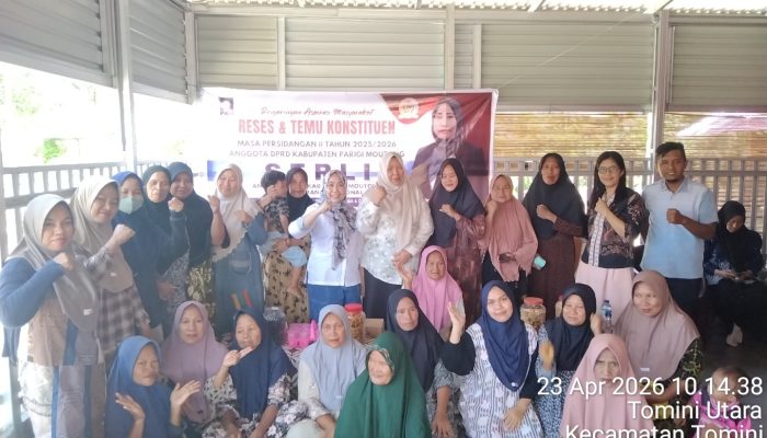 Serli Tampung Aspirasi Warga Tomini Utara, Peralatan Hajatan Jadi Kebutuhan Mendesak