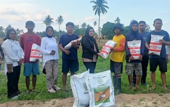 Dukung Ketahanan Pangan, Komandan Srikandi LMP Parigi Moutong Salurkan Bibit Jagung untuk Petani Lobu Mandiri