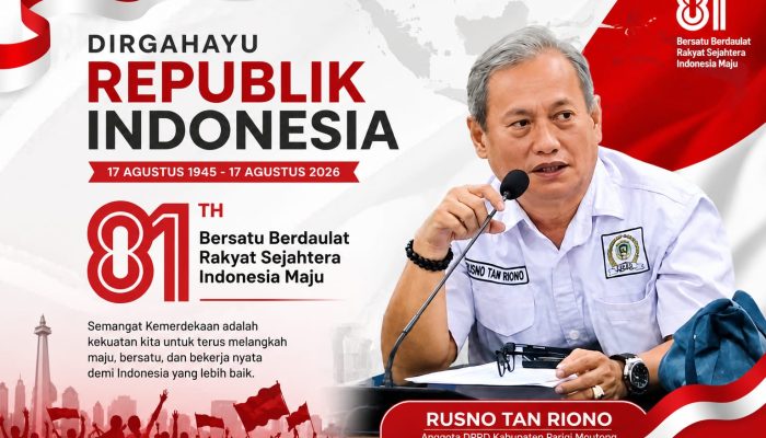 Rusno Tanriono Desak Penguatan Sektor Pendidikan di Momentum HUT RI ke-81