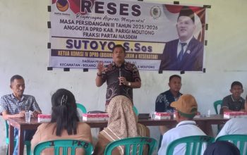 Reses di Desa Pande, Sutoyo Tampung Aspirasi Warga Soal Pendidikan dan Layanan Kesehatan, Sekaligus Serahkan Beasiswa PIP